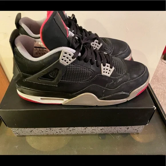 Jordan 4 Retro Bred (2012) Size 13 - Picture 2 of 11